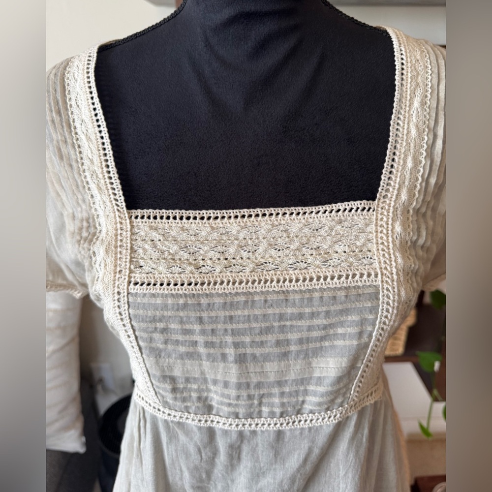 Matty M Cream Lace Blouse - Picture 2 of 6